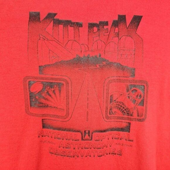 Kitt Peak Observatories T Shirt Vintage 80s National Optical Astronomy 50/50 - Picture 2 of 7